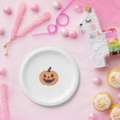 Niedliche Halloween Pumpkin-Papierplatte Pappteller (Party)
