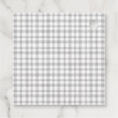 Niedliche Halloween Pumpkin Spiderweb Spooky Weddi Geschenkanhänger (Rückseite)