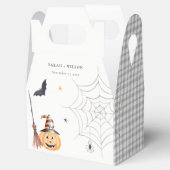 Niedliche Halloween Pumpkin Spiderweb Spooky Weddi Geschenkschachtel (Geöffnet)
