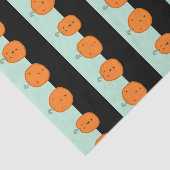 Niedliche Halloween Pumpkins Seidenpapier (Ausschnitt)