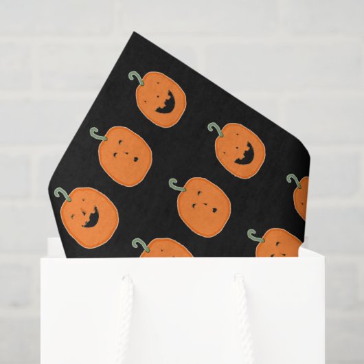 Niedliche Halloween Pumpkins Seidenpapier (Geschenktüte)