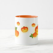 Niedliche Halloween Pumpkins Tasse (Zentrum)