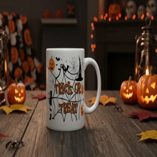 Niedliche Halloween Pumpkins Tasse