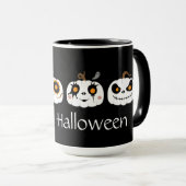 Niedliche Halloween Pumpkins-Tasse Tasse (VorderseiteRechts)