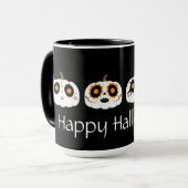 Niedliche Halloween Pumpkins-Tasse Tasse (Vorderseite Links)
