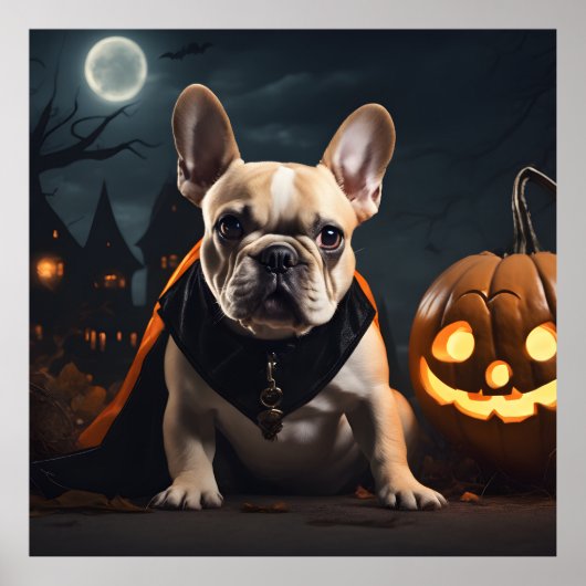Niedliche Halloween-Puppy Poster (Vorne)