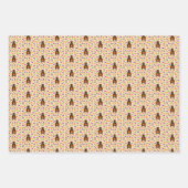 Niedliche Halloween-Rat und Pumpkin Custom Geschenkpapier Set (Vorderseite 3)