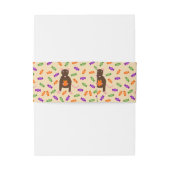 Niedliche Halloween-Rat und Pumpkin Einladungsbanderole (Rückseitenbeispiel)