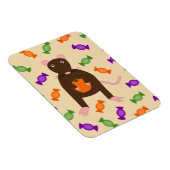 Niedliche Halloween-Rat und Pumpkin Magnet (Rechte Seite)
