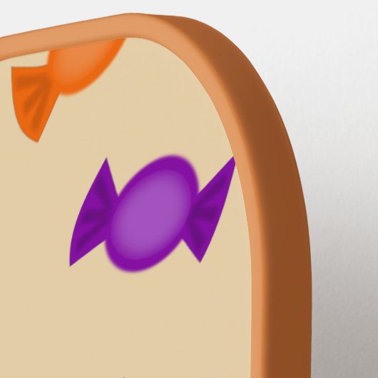 Niedliche Halloween-Rat und Pumpkin Pickleball Schläger (Linke Seite)