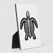 Niedliche Halloween Schildkrötenkelett Tortoise Fo Fotoplatte (Seite)