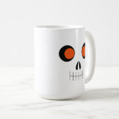 Niedliche Halloween Skeleton-Kaffee-Tasse Kaffeetasse (VorderseiteRechts)