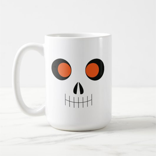Niedliche Halloween Skeleton-Kaffee-Tasse Kaffeetasse (Links)