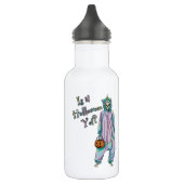 Niedliche Halloween-Skelettwasserflasche Edelstahlflasche (Links)