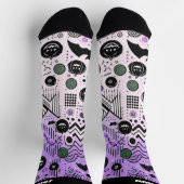 Niedliche Halloween Socken mit Namen (Oben)