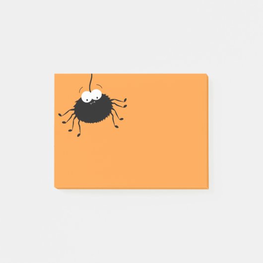 Niedliche Halloween-Spider-Post-it®-Notizen Post-it Klebezettel (Vorderseite)