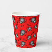 Niedliche Halloween Spiders Paper Cups Pappbecher (Vorderseite)