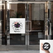 Niedliche Halloween-Spinne Fensteraufkleber (Büro Tür)