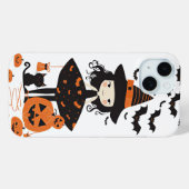 Niedliche Halloween Spooky Hexenkatze Katzenjacke Case-Mate iPhone Hülle (Rückseite (Horizontal))