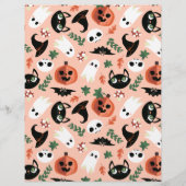 Niedliche Halloween-Stamm oder Leckerei soziale Di Flyer (Hinten)