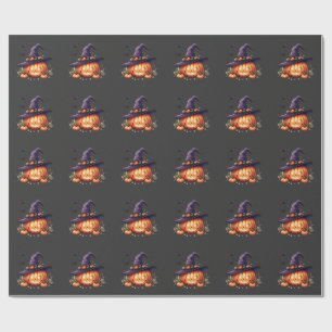 Niedliche Halloween-Sticker - Kürbiskröte Geschenkpapier