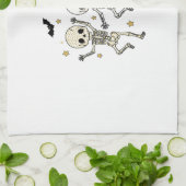 Niedliche Halloween-Tanzskelette Geschirrtuch (Gefaltet)