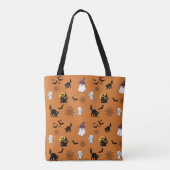 Niedliche Halloween-Tasche mit Geistern Tasche (Rückseite)