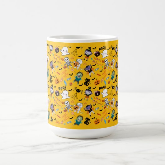 Niedliche Halloween-Tasse Kaffeetasse (Mittel)