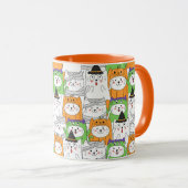 Niedliche Halloween-Tasse Tasse (VorderseiteRechts)