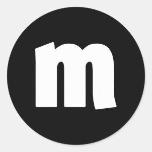 Niedliche Halloween-Team Kostüme Matching Spaß m Runder Aufkleber