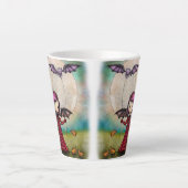 Niedliche Halloween-Vampire und Flying Cat Milchtasse (Vorderseite)