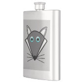 Niedliche Halloween-Wolf-Flaschen Flachmann (Links)