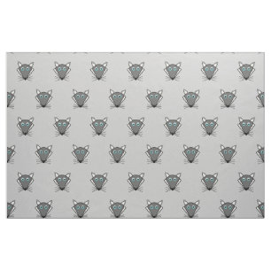 Niedliche Halloween Wolf gemusterte Fabric Stoff