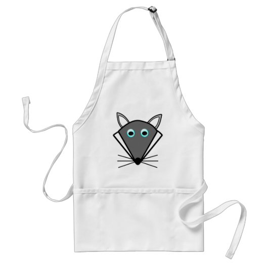 Niedliche Halloween Wolf Kochen Schürze (Vorne)