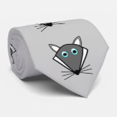 Niedliche Halloween-Wolf-Krawatte Krawatte (Gerollt)