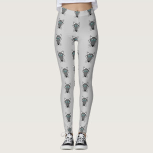 Niedliche Halloween Wolf Leggings