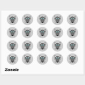 Niedliche Halloween Wolf Stickers (Blatt)