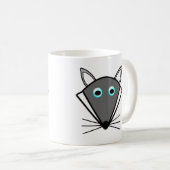 Niedliche Halloween-Wolf-Tasse Kaffeetasse (VorderseiteRechts)