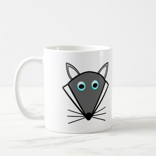 Niedliche Halloween-Wolf-Tasse Kaffeetasse (Links)