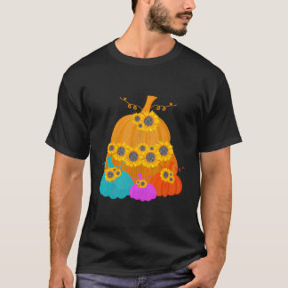 Niedliche Halloween Women Spooky Season Ghost Funn T-Shirt