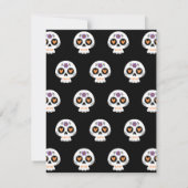 Niedliche Halloween-Zuckerkarte (Rückseite)