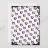 Niedliche Halloween-Zwerge-Party Einladung (Rückseite)