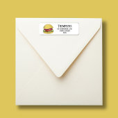 Niedliche Hamburger Rücksendeadresse