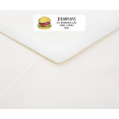 Niedliche Hamburger Rücksendeadresse
