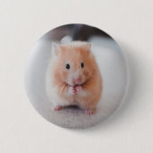 Niedliche Hamster-Liebe Button (Vorderseite)
