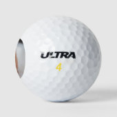 Niedliche Hamster-Liebe Golfball (Logo)