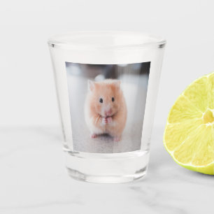 Niedliche Hamster-Liebe Schnapsglas