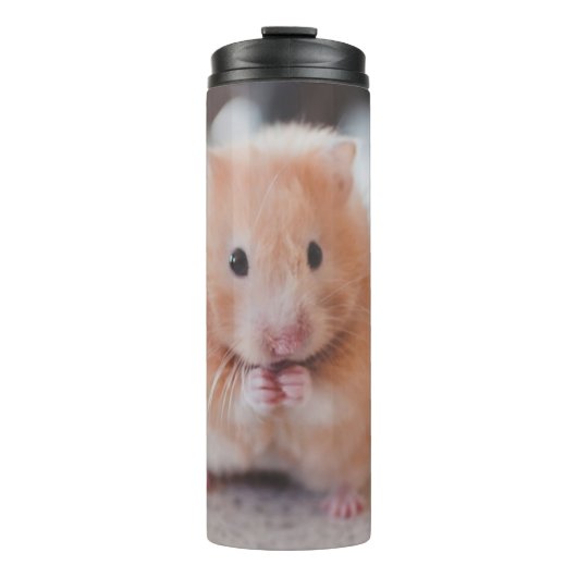 Niedliche Hamster-Liebe Thermosbecher (Vorderseite)