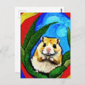 Niedliche Hamster-Postkarte Postkarte (Vorne/Hinten)