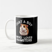 Niedliche Hamsterkunst für Jungen Männer Kinder Ha Kaffeetasse (Links)